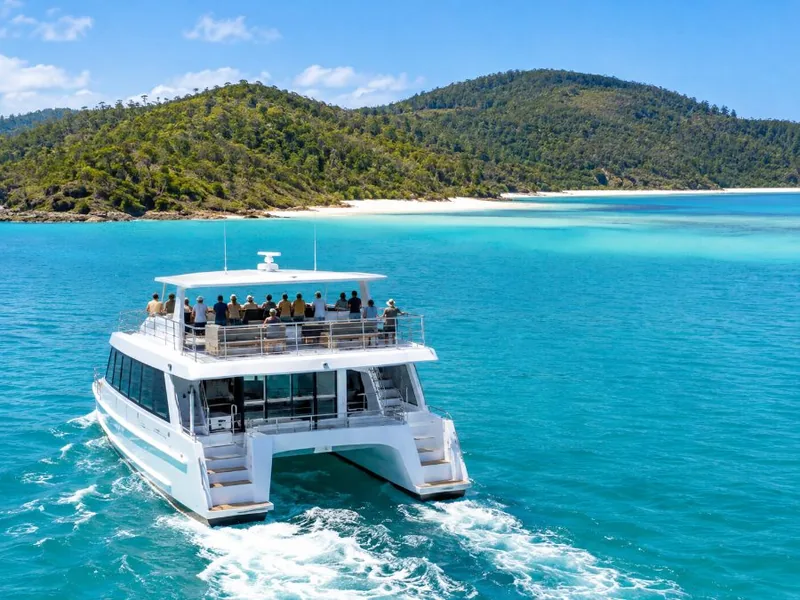Hill Inlet Aussichtspunkt & Whitehaven Cruise